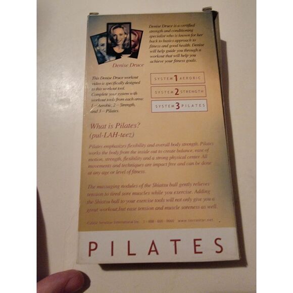 SHIATSU‎ BALL WORKOUT VIDEO 3 PILATES VHS Pilates - Picture 2 of 3